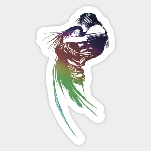 Final Fantasy 8 VIII Rainbow Logo Sticker